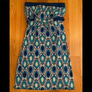 Charlotte Russe Tunic Tube Top with Tie Size Small